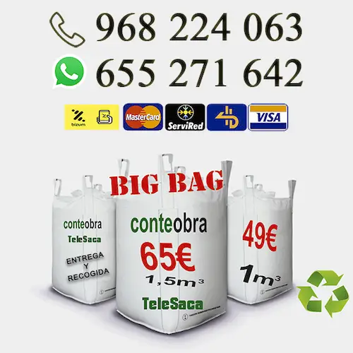 Sacas escombro en San Ginés, La Alberca